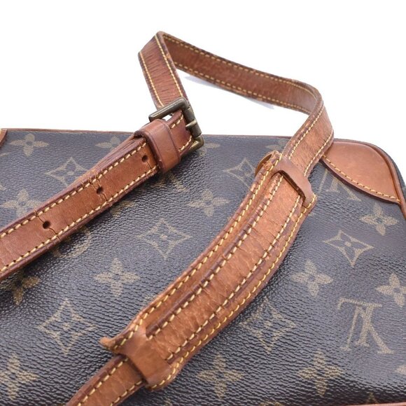 LOUIS VUITTON Trocadero 24 Shoulder Bag Monogram Leather Brown - Picture 9 of 16